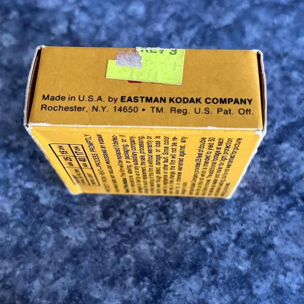 Vintage Kodachrome 40 Movie Film Double 8mm 25ft Roll 02/1979 Kodak Unopened 459